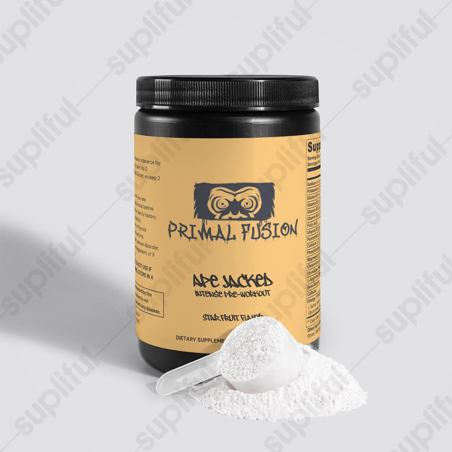 Ape Jacked Pre-Workout Powder (Star Fruit)
