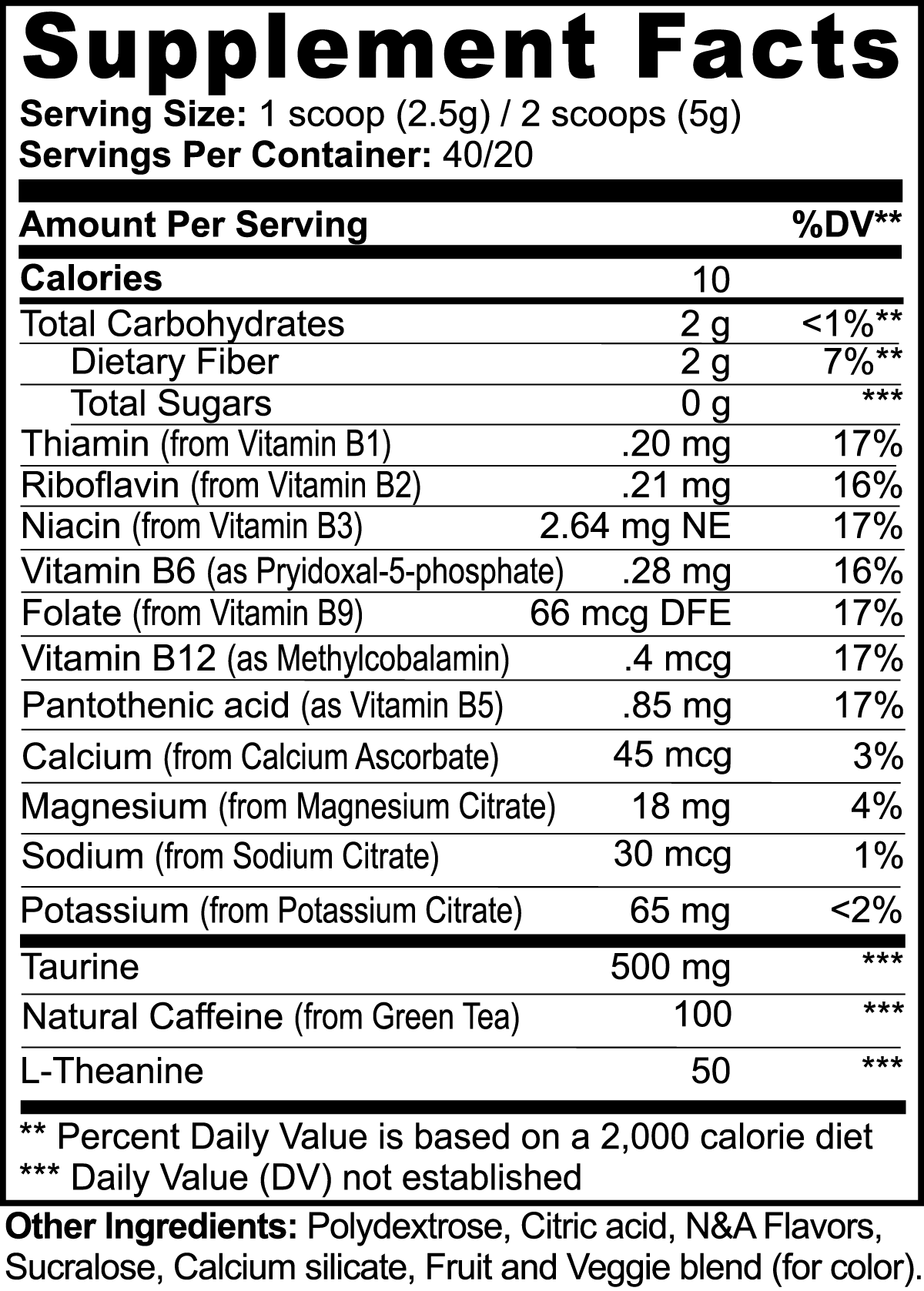 Original Pre-Workout Powder (Fruit Punch)